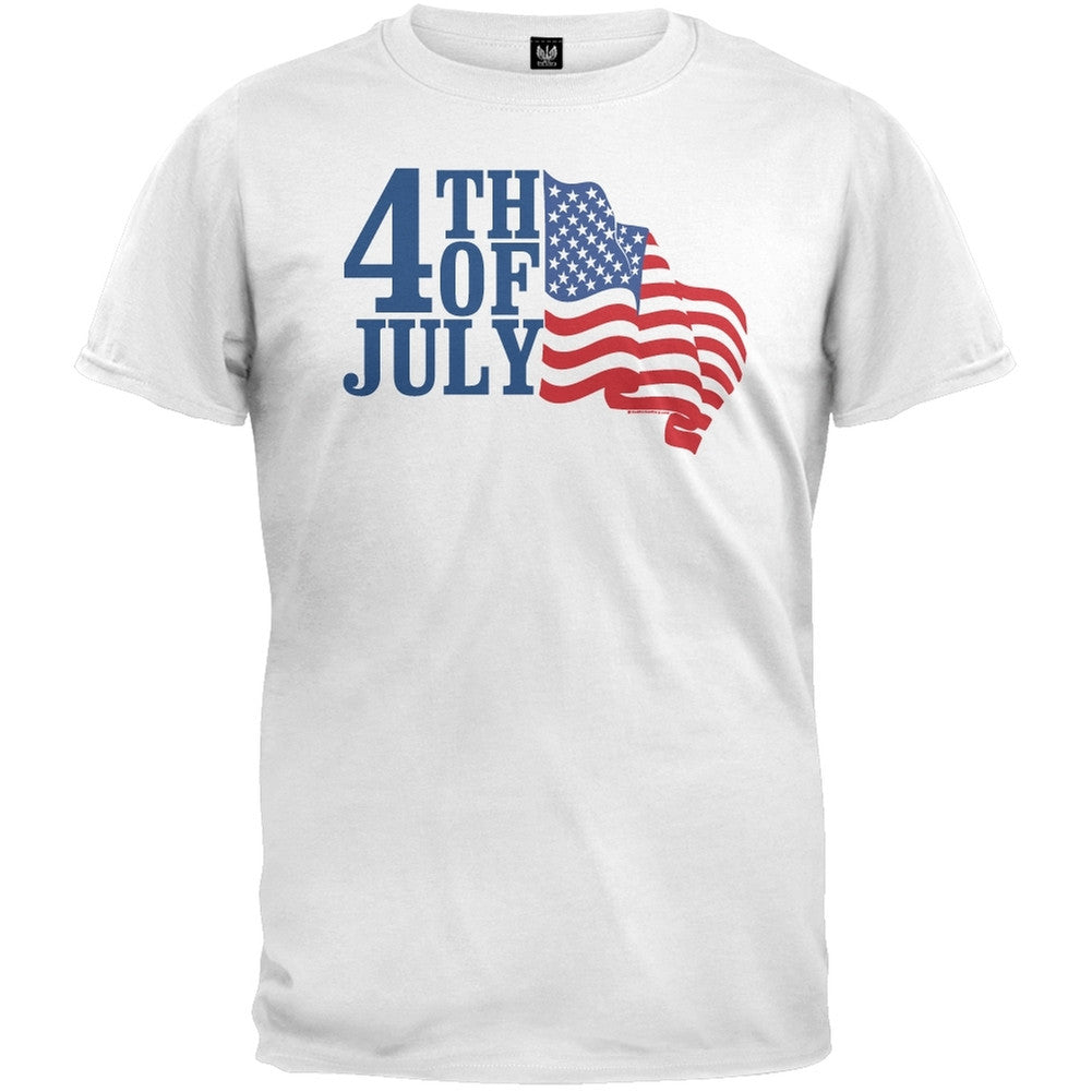 Patriotic 4th Of July Flag T-Shirt Men's T-Shirts Old Glory   