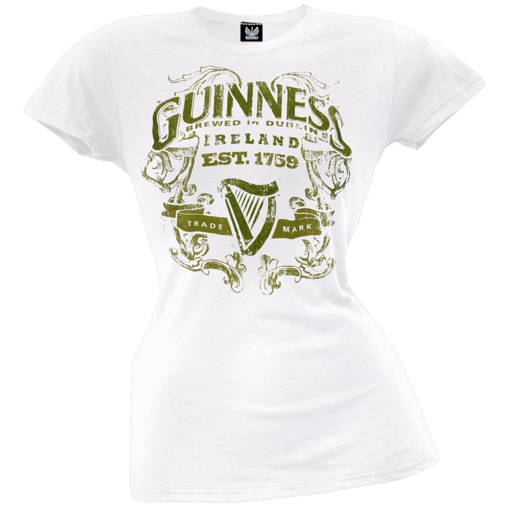 Guinness - Guinness Land Juniors T-Shirt Juniors T-Shirts Guinness SM White 