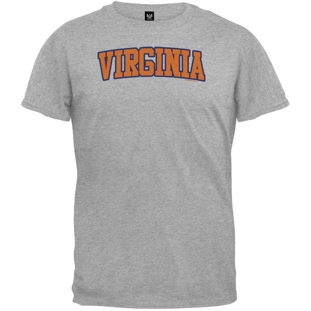 Virginia T-Shirt Men's T-Shirts Old Glory 2XL Grey 