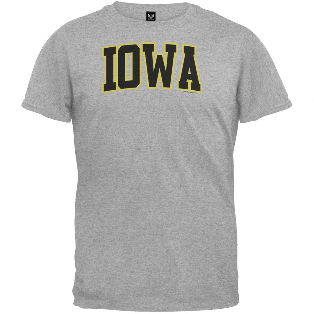 Iowa T-Shirt Men's T-Shirts Old Glory 2XL Grey 