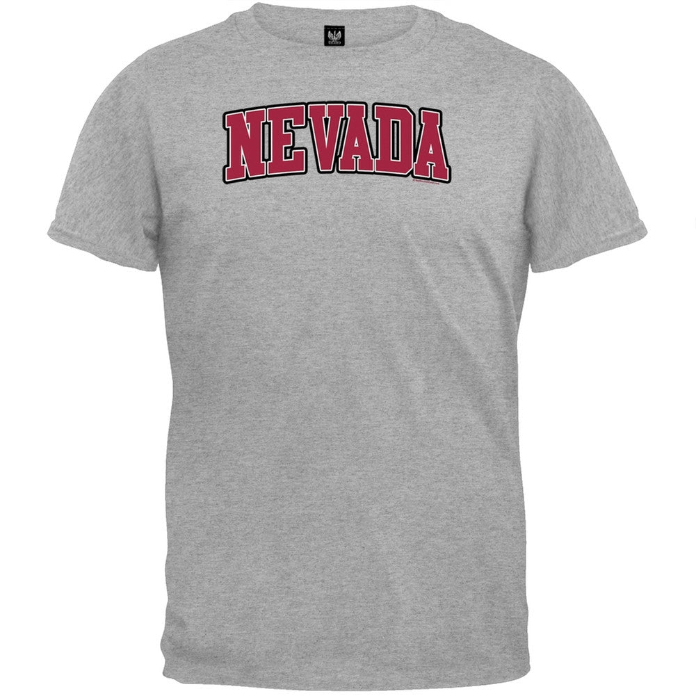 Nevada T-Shirt Men's T-Shirts Old Glory 2XL Grey 