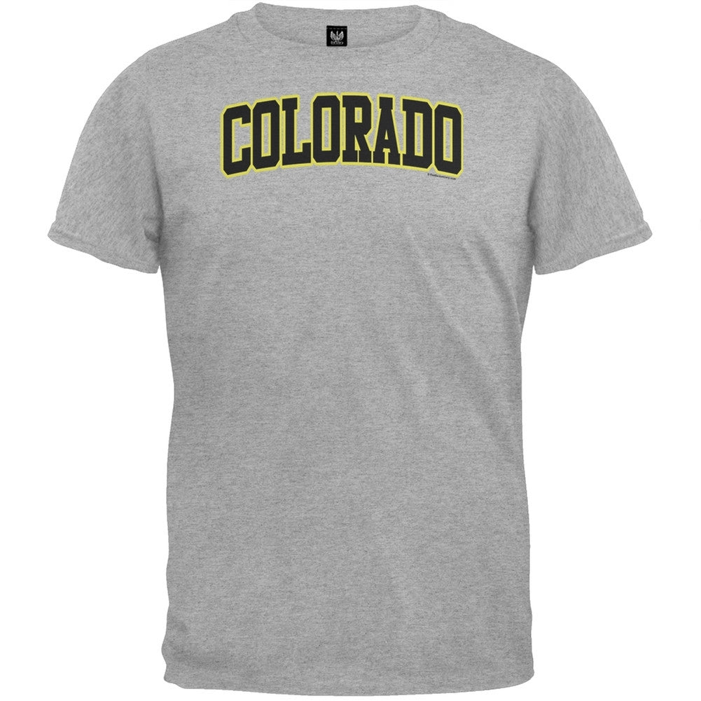 Colorado T-Shirt Men's T-Shirts Old Glory 2XL Grey 