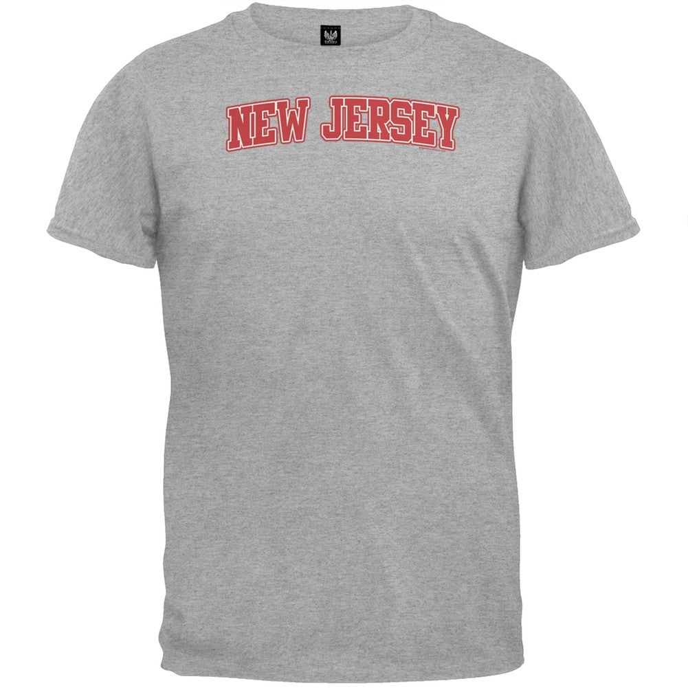 New Jersey T-Shirt Men's T-Shirts Old Glory 2XL Grey 