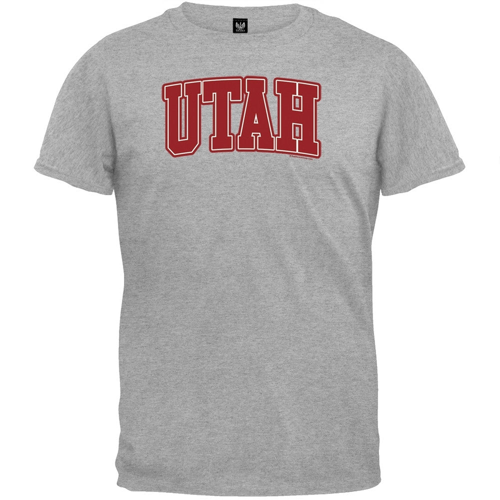 Utah T-Shirt Men's T-Shirts Old Glory 2XL Grey 