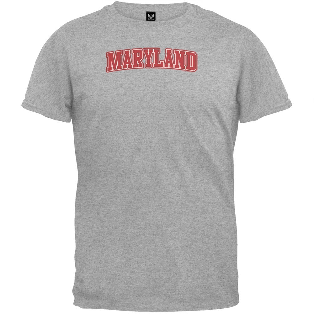 Maryland T-Shirt Men's T-Shirts Old Glory 2XL Grey 