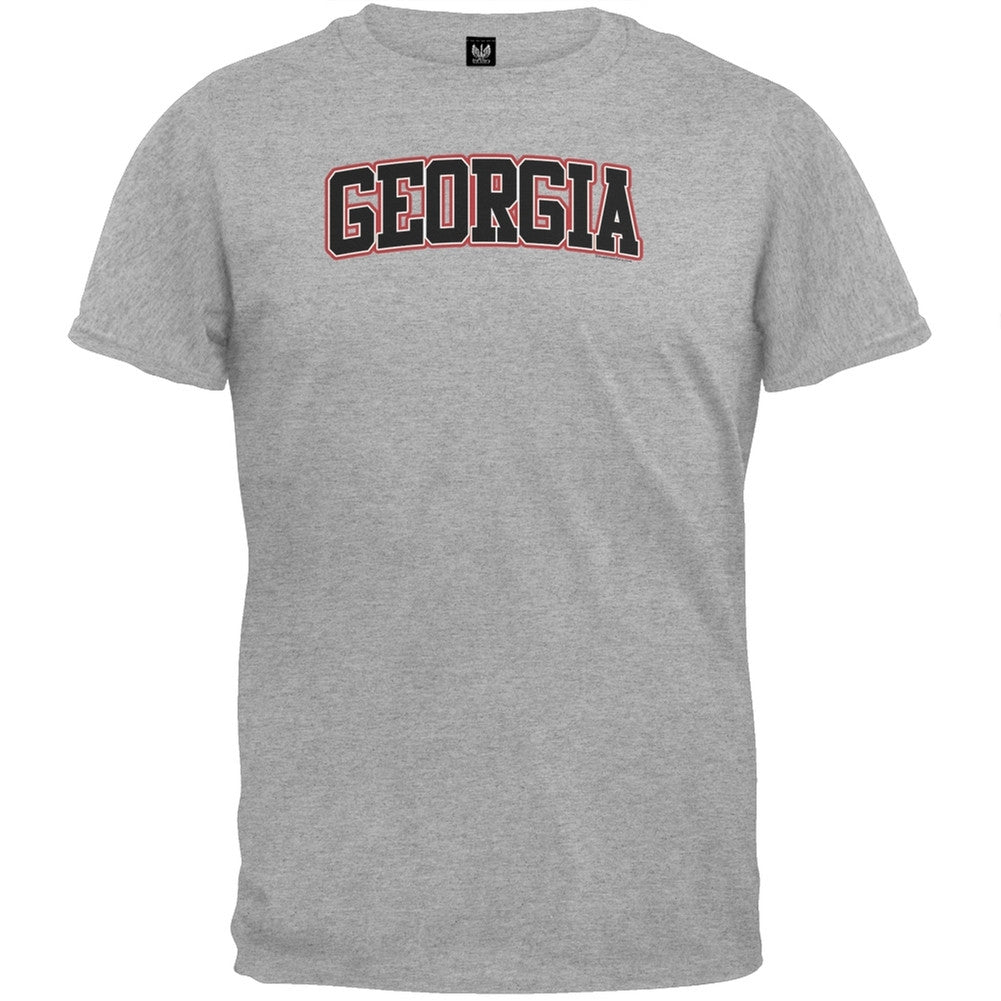 Georgia T-Shirt Men's T-Shirts Old Glory 2XL Grey 