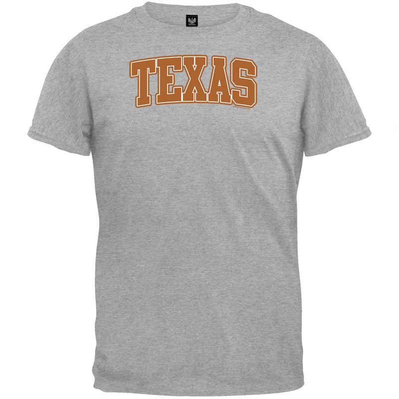 Texas T-Shirt Men's T-Shirts Old Glory 5X Heather Grey 