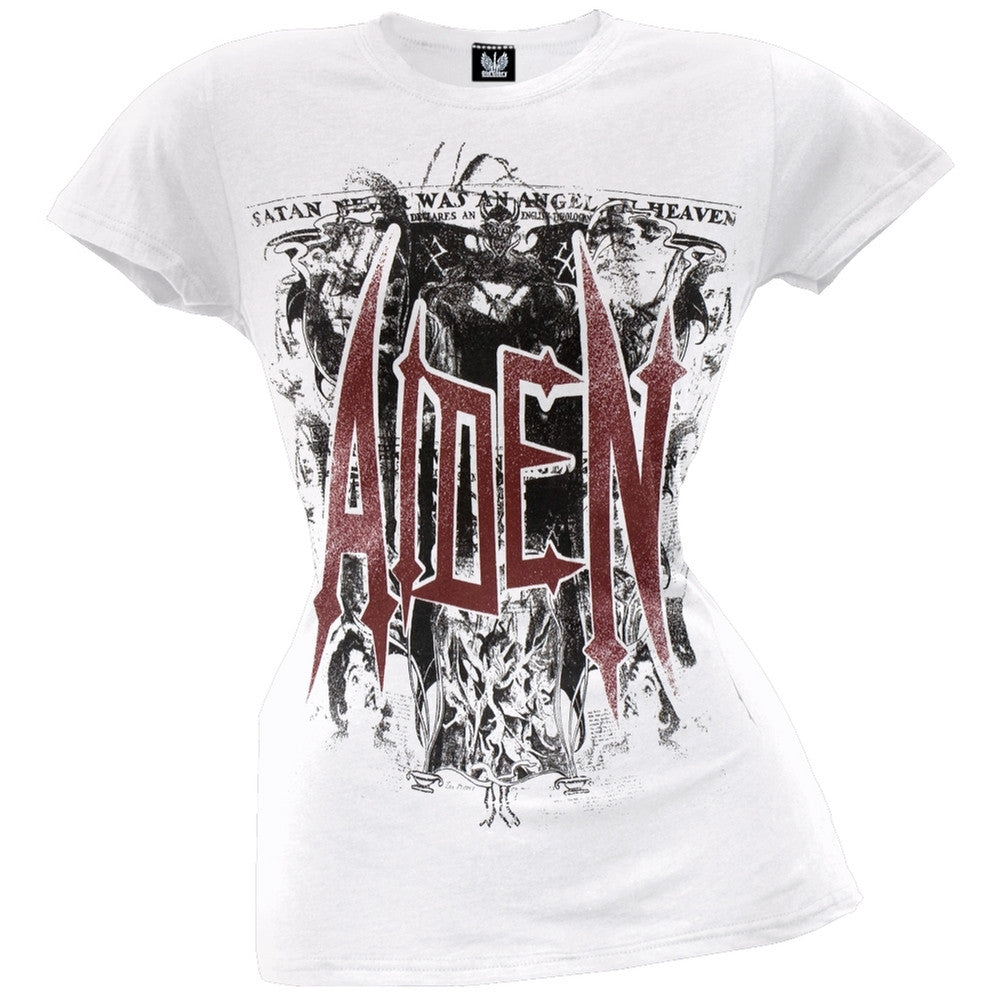 Aiden - Flight Of Angels Juniors T-Shirt Juniors T-Shirts Aiden SM White 