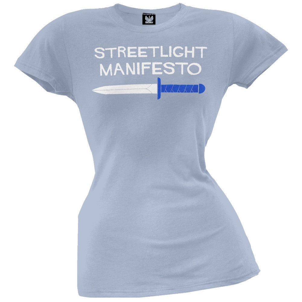 Streetlight Manifesto - Dagger Juniors T-Shirt Juniors T-Shirts Streetlight Manifesto   