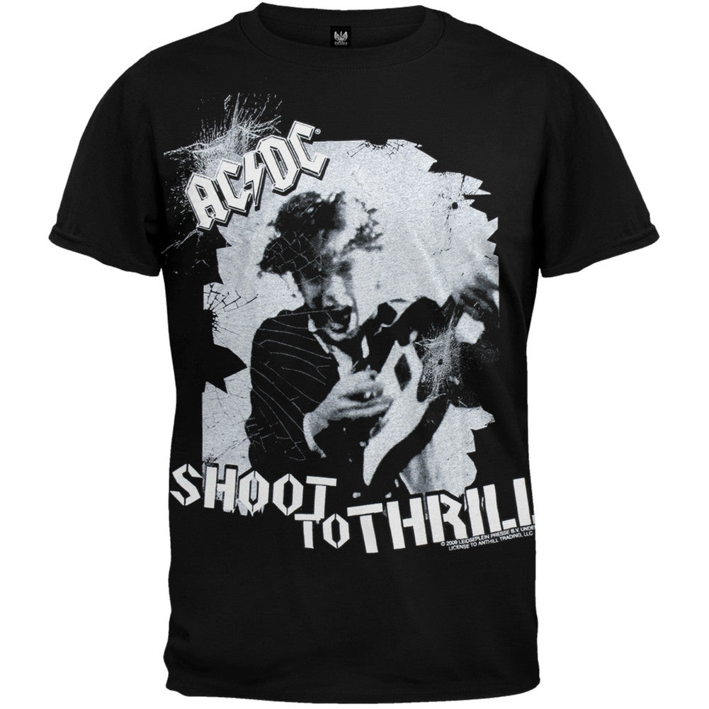 AC/DC - Shoot To Thrill Guitar T-Shirt Men's T-Shirts AC/DC   