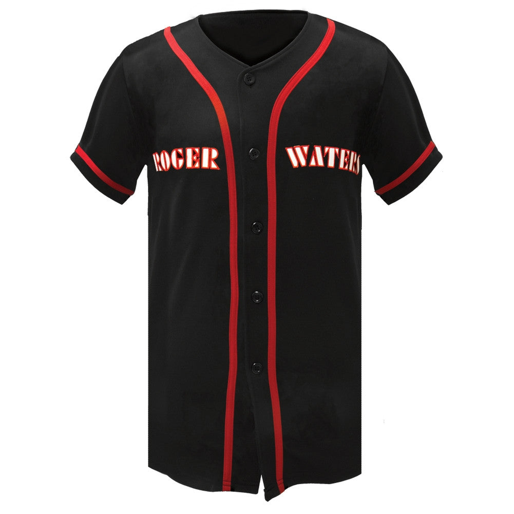 Roger Waters - Logo Baseball Jersey Men's Baseball Jerseys Roger Waters SM Black 