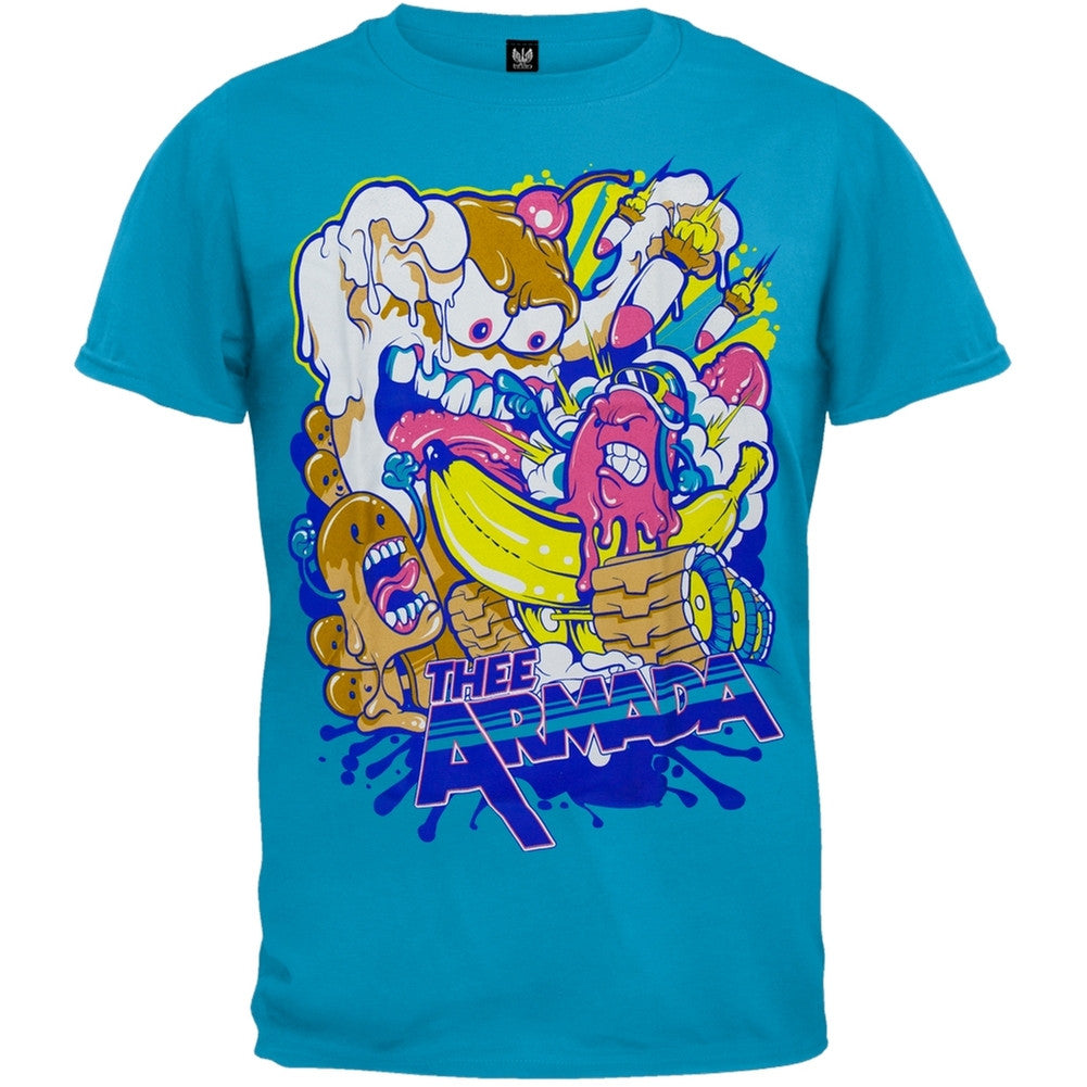 Thee Armada - Dessert Storm Blue T-Shirt Men's T-Shirts Thee Armada SM Multi 