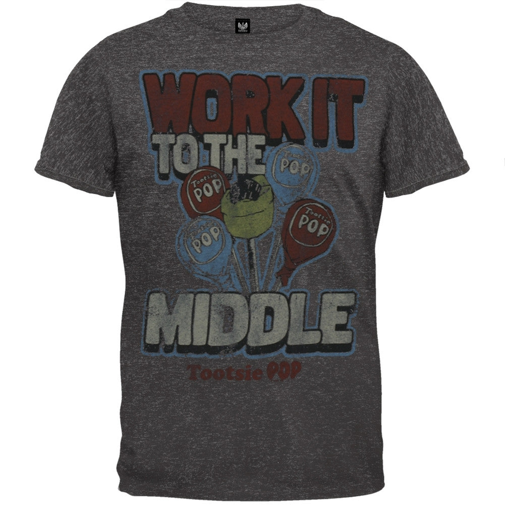 Tootsie Roll - Work It Soft T-Shirt Men's T-Shirts Tootsie LG Grey