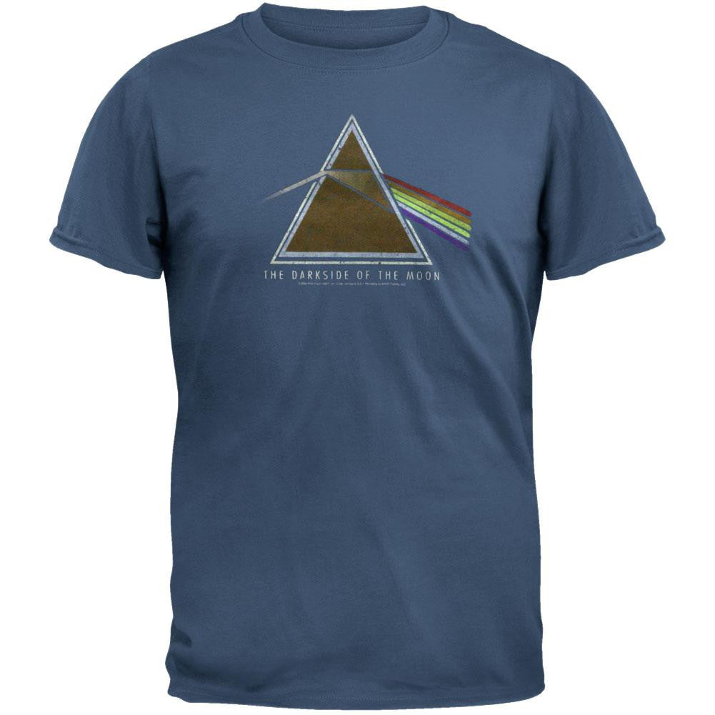 Pink Floyd - Dark Side Dark Slate T-Shirt Men's T-Shirts Pink Floyd SM Blue 