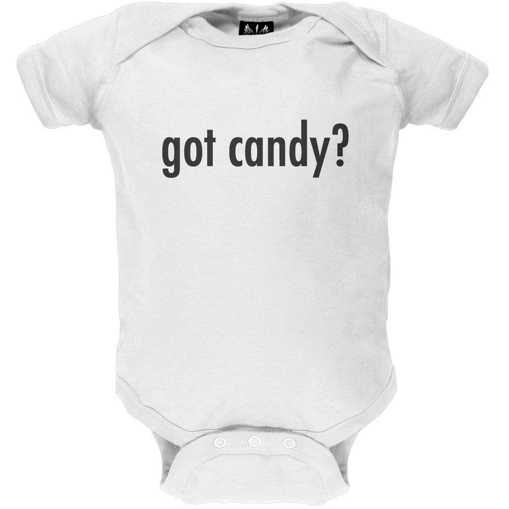 Halloween Got Candy Baby One Piece Baby One Piece Old Glory 0-6M White 