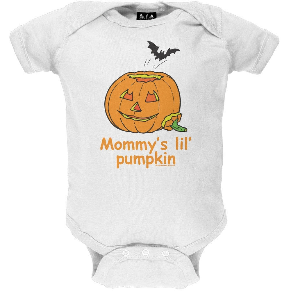 Halloween Mommy's Lil' Pumpkin Baby One Piece Baby One Piece Old Glory   