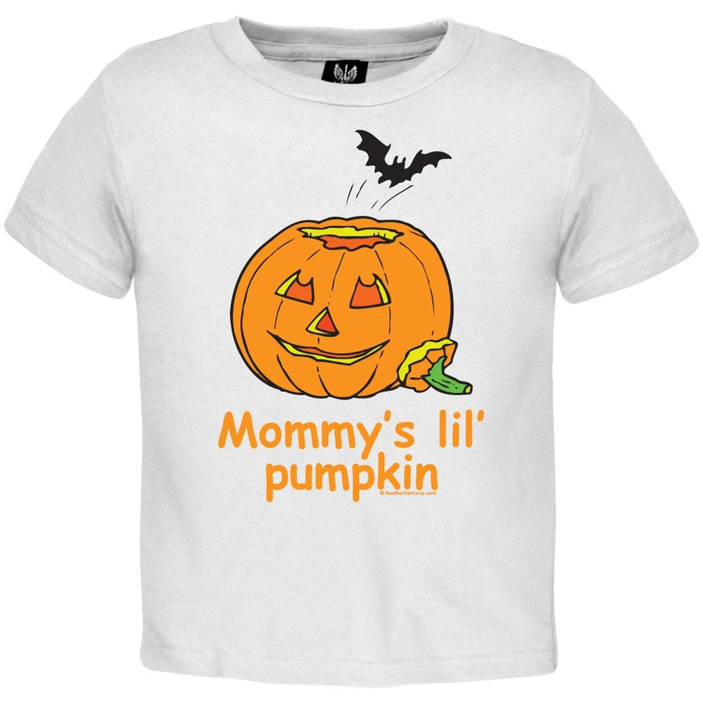 Halloween Mommy's Pumpkin Toddler T-Shirt Toddler T-Shirts Old Glory   