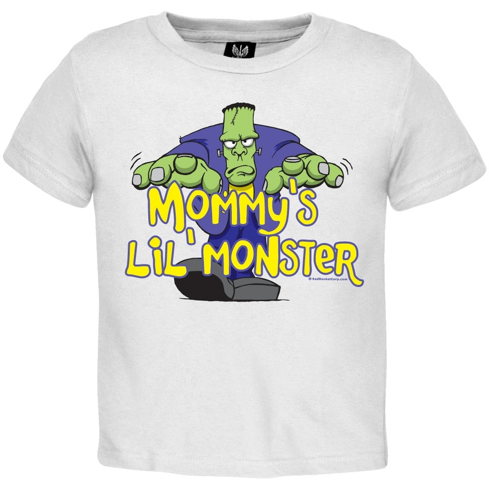 Halloween Mommy's Monster Toddler T-Shirt Toddler T-Shirts Old Glory 2T White 