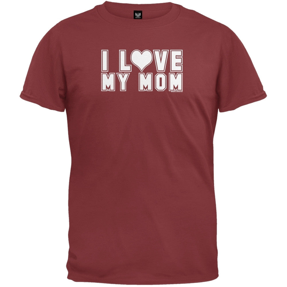 I Love My Mom T-Shirt Men's T-Shirts Old Glory   