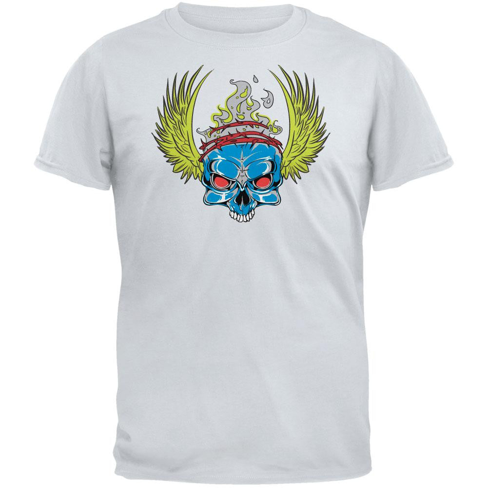 Winged Skull T-Shirt Men's T-Shirts Old Glory 2XL Grey 