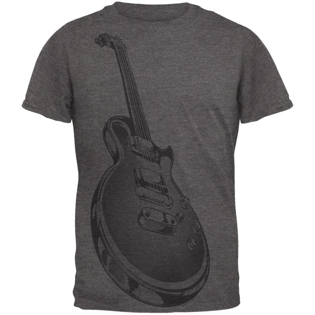 Electric Guitar T-Shirt Men's T-Shirts Old Glory 2XL Grey 