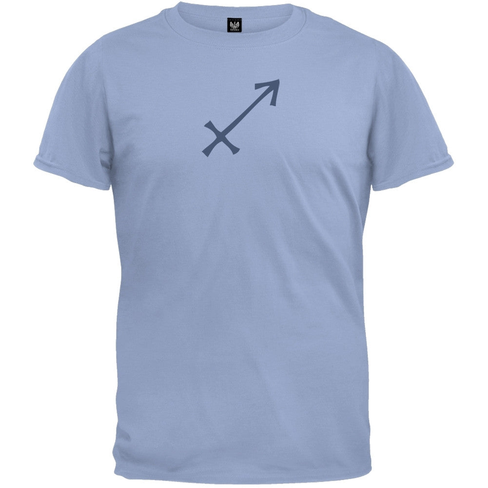 Sagittarius Symbol T-Shirt Men's T-Shirts Old Glory 2XL Blue 