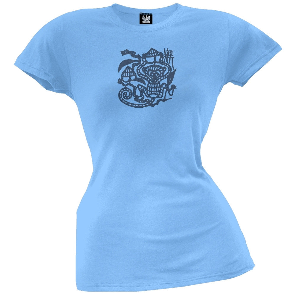 Zodiac Monkey Juniors T-Shirt Juniors T-Shirts Old Glory   
