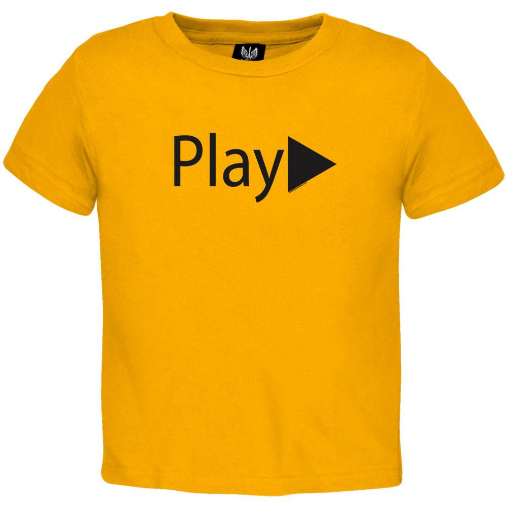 Play Toddler T-Shirt Toddler T-Shirts Old Glory 2T Yellow 