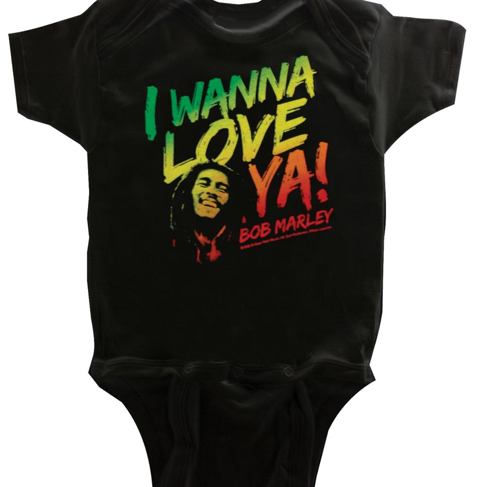 Bob Marley - Love Ya Baby One Piece Baby One Piece Bob Marley   