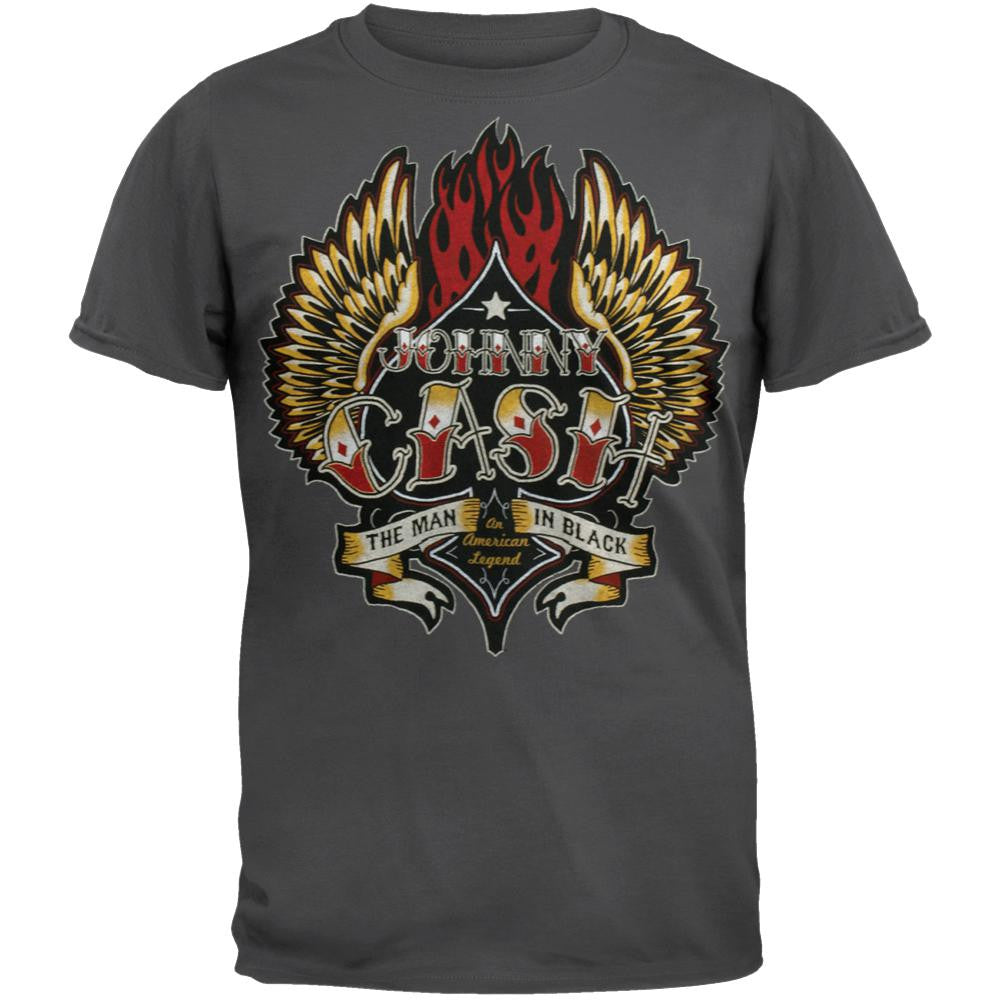 Johnny Cash - Wings T-Shirt Men's T-Shirts Johnny Cash   