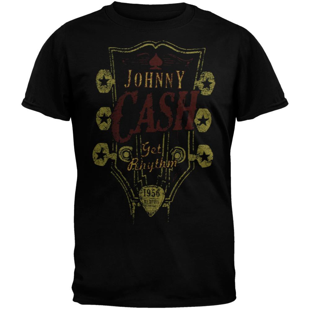 Johnny Cash - Get Rhythm T-Shirt Men's T-Shirts Johnny Cash   