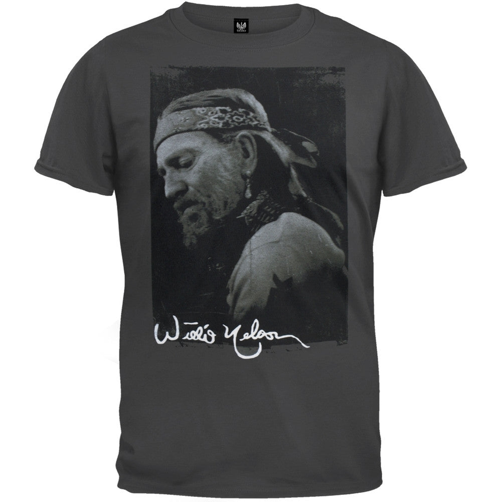 Willie Nelson - Signature T-Shirt Men's T-Shirts Willie Nelson   