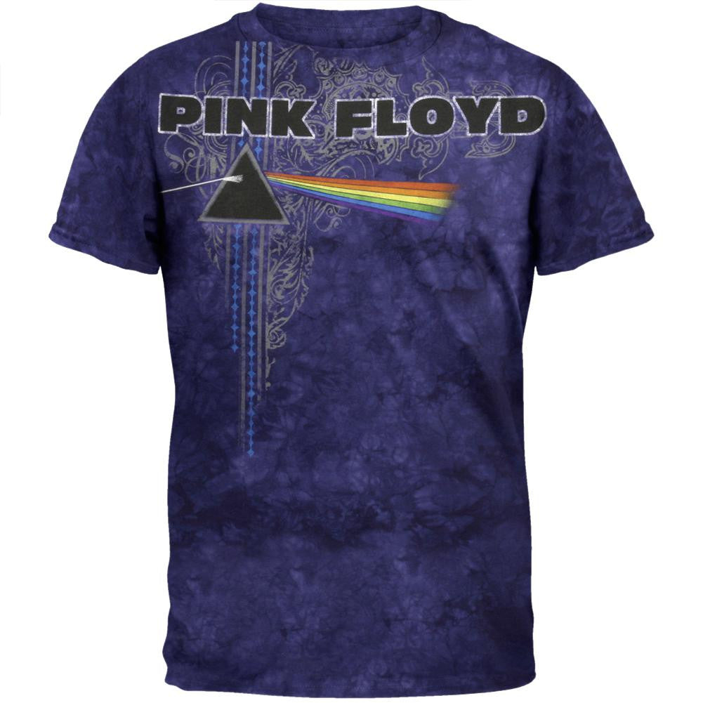 Pink Floyd - Time To Breathe Tie Dye T-Shirt Men's T-Shirts Pink Floyd 2XL Purple 