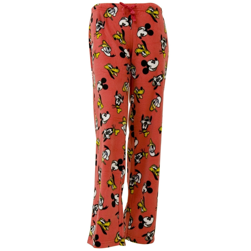 Disney - Goof Troup Buddies Juniors Fleece Sleep Pants Juniors Sleepwear Goof Troop SM Orange 