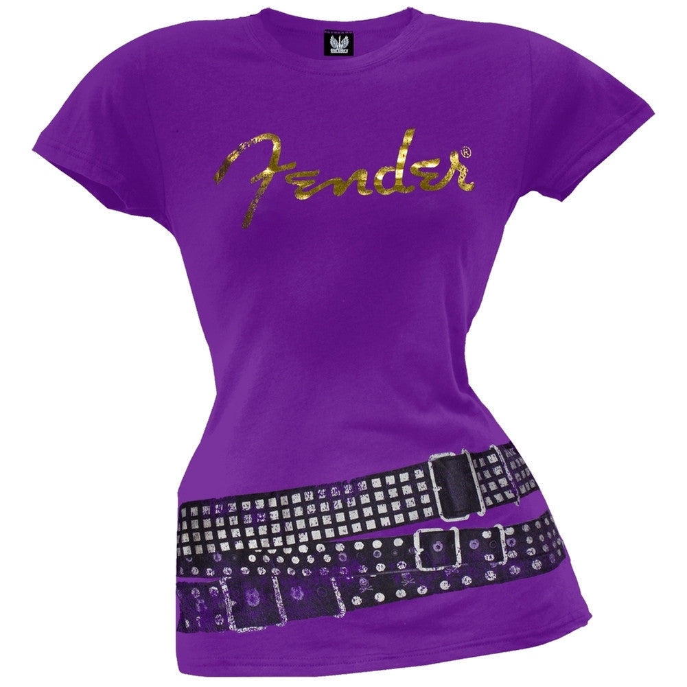 Fender - Belt Juniors T-Shirt Juniors T-Shirts Fender LG Purple