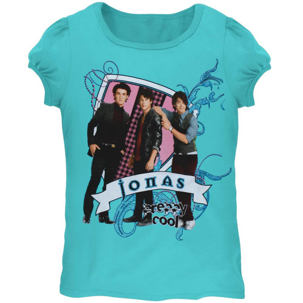 Jonas Brothers - Preppy Cool Girls T-Shirt Youth T-Shirts Jonas Brothers LG Light Blue