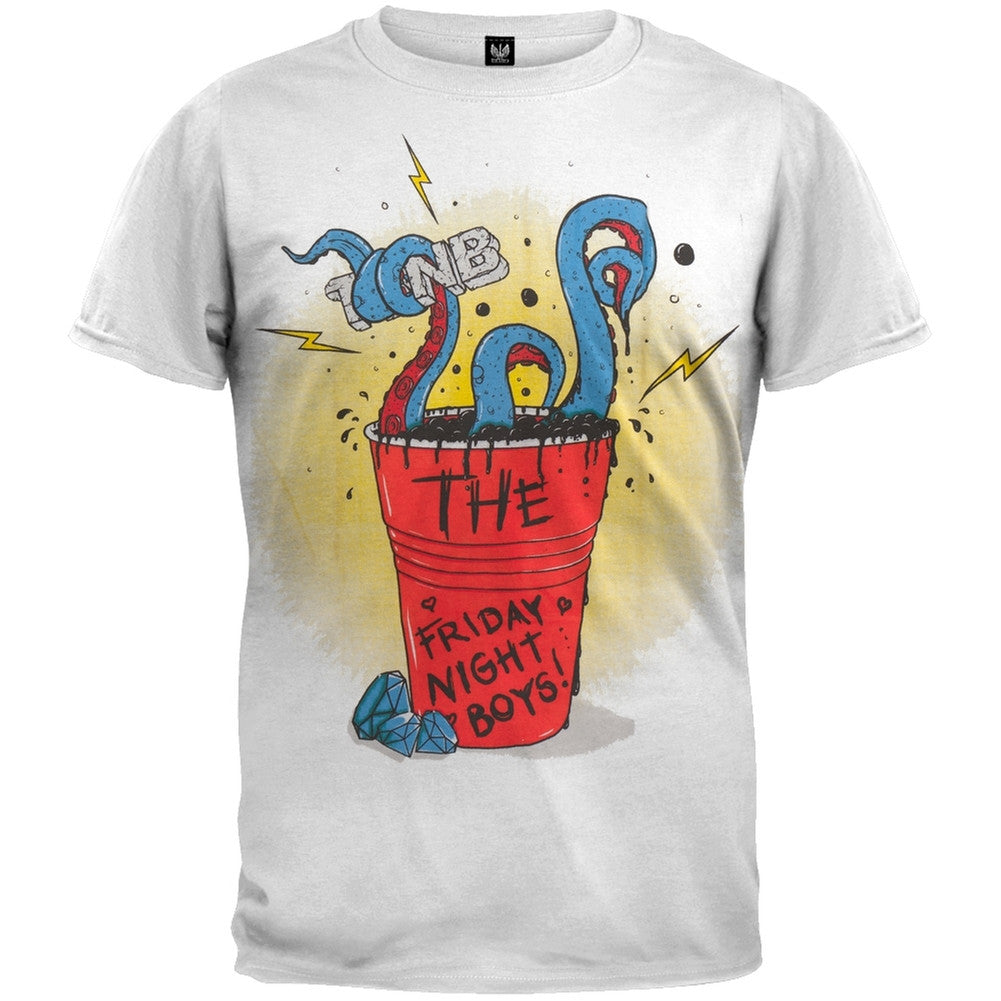 The Friday Night Boys - Octopus Soft T-Shirt Men's T-Shirts Old Glory   