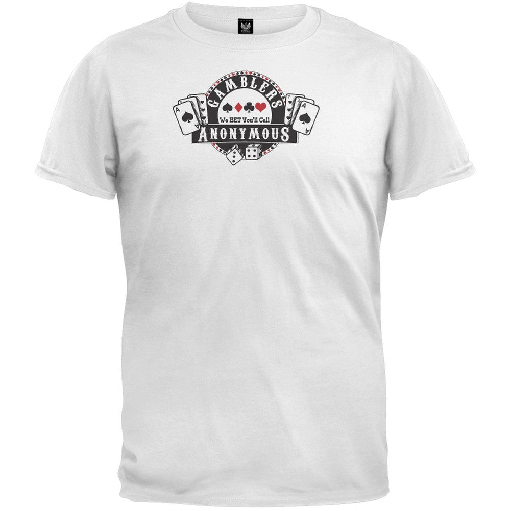 Gamblers Anonymous T-Shirt Men's T-Shirts Old Glory   