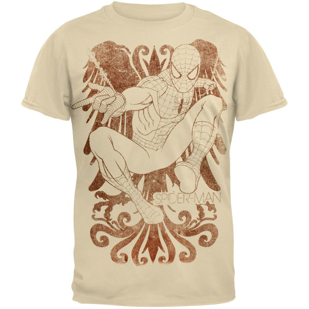 Spider-Man - Floral Spider T-Shirt Men's T-Shirts Spider-Man   