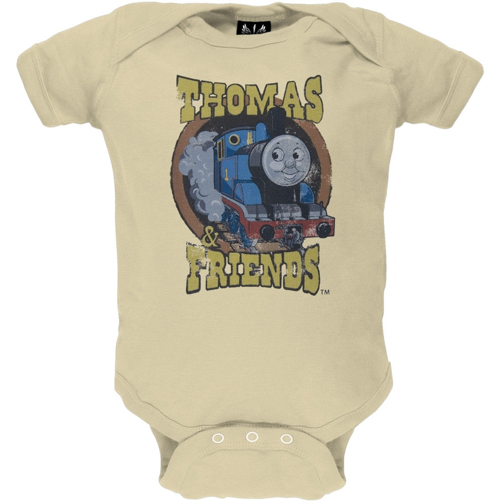 Thomas And Friends - Group Baby One Piece Baby One Piece Thomas & Friends 12 Tan 