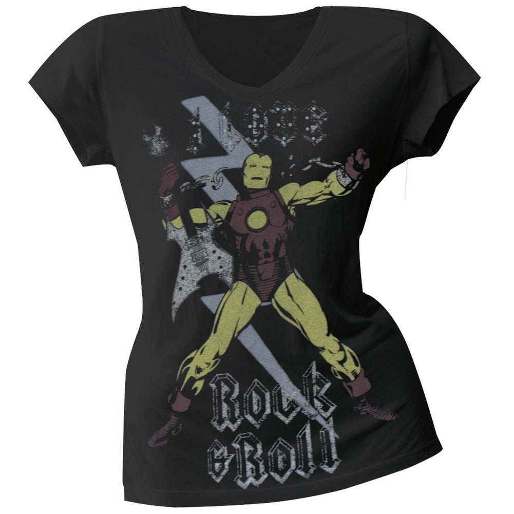 Iron Man - Rock N Roll Juniors T-Shirt Juniors T-Shirts Iron Man   