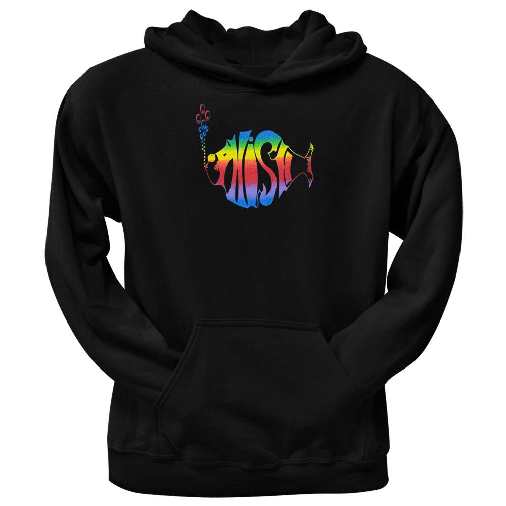 Phish - Rainbow Logo Black Pullover Hoodie Men's Hoodies Phish SM Black 