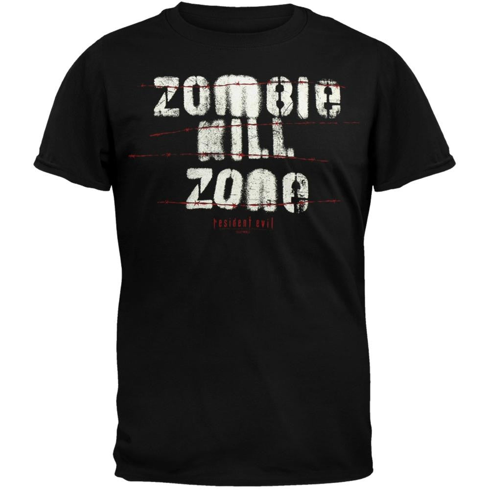 Resident Evil - Evil Zombie Kill Zone T-Shirt Men's T-Shirts Resident Evil 2XL Black 