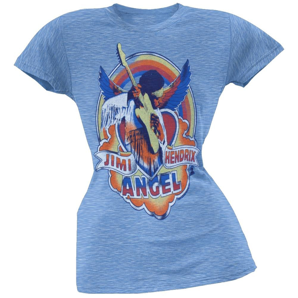 Jimi Hendrix - Angel Juniors T-Shirt Juniors T-Shirts Jimi Hendrix   