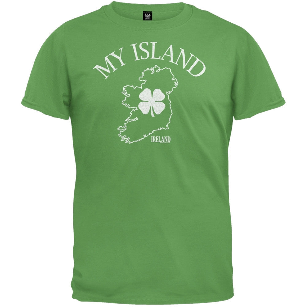 My Island Ireland Green T-Shirt Men's T-Shirts Old Glory   