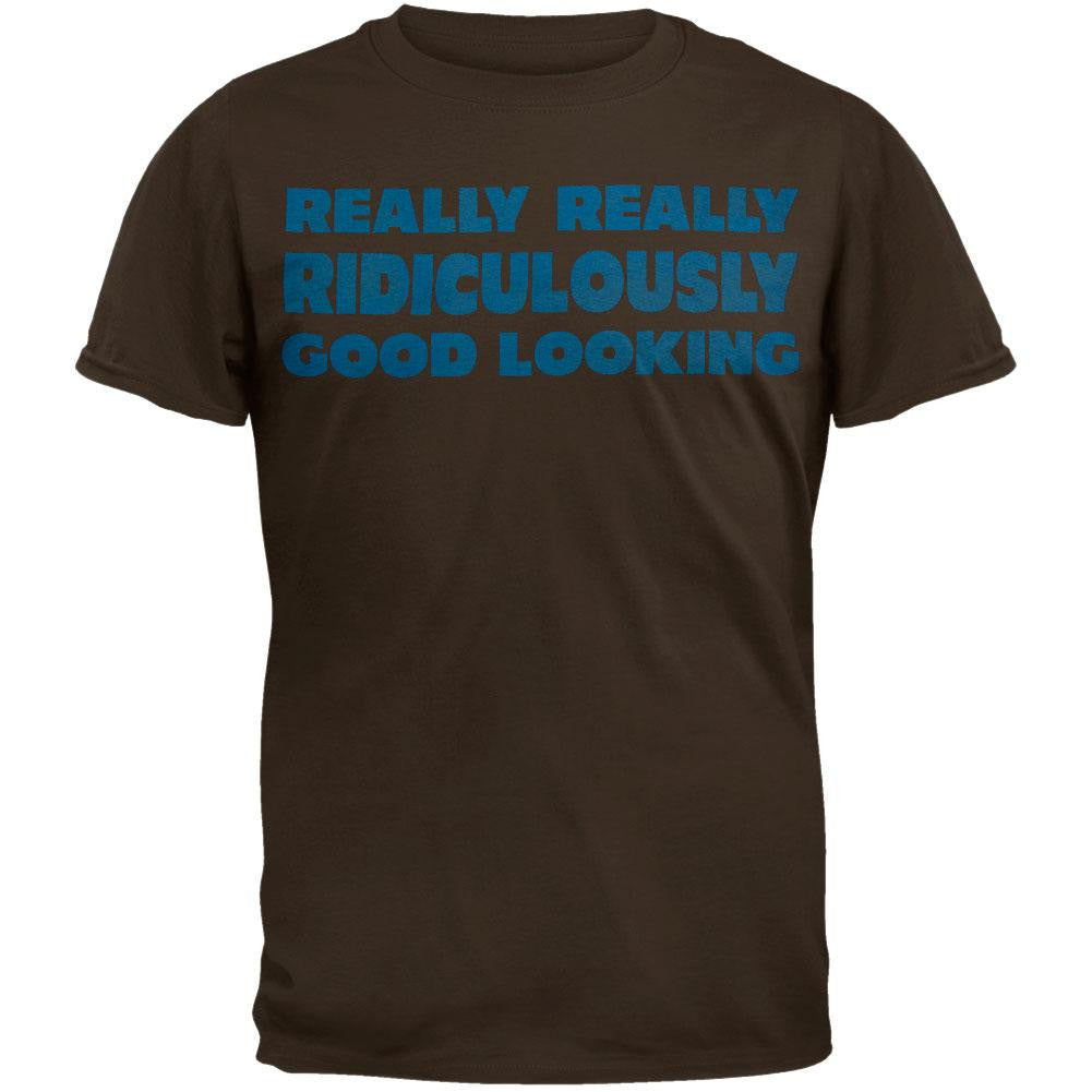 Zoolander - Blue Good Lookin T-Shirt Men's T-Shirts Zoolander LG Brown 