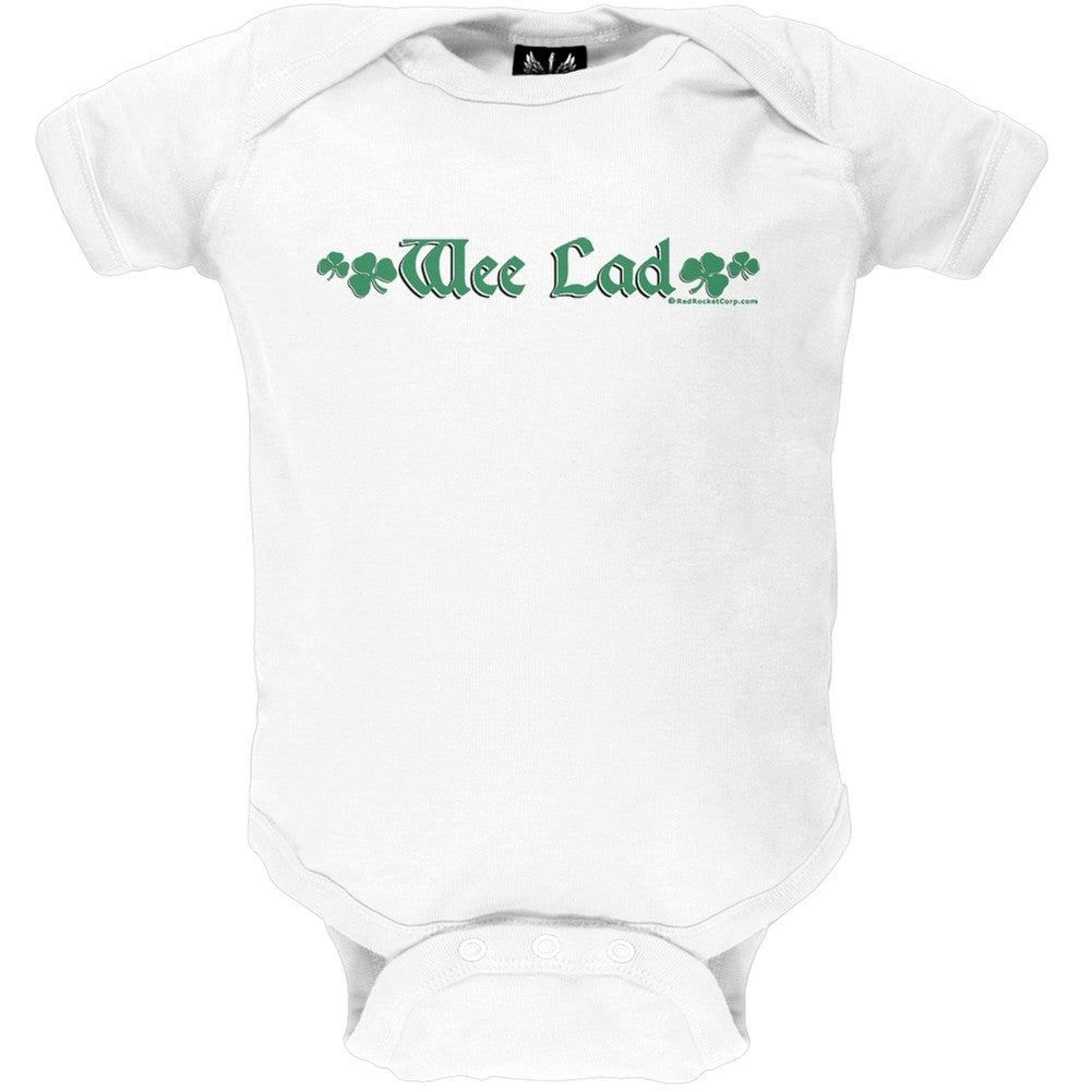 St. Patricks Day - Wee Lad Irish Baby One Piece Baby One Piece Old Glory   