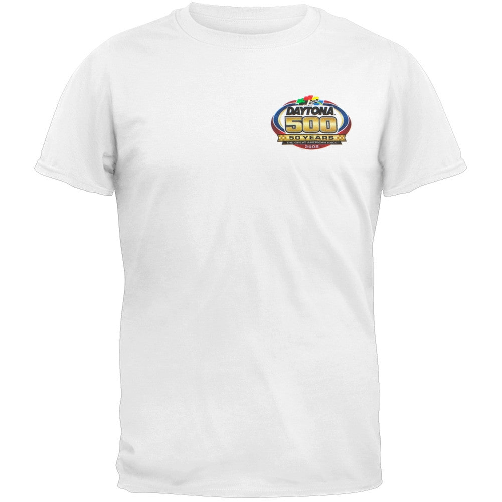 Nascar - 2008 Daytona 500 T-Shirt Men's T-Shirts NASCAR SM White 