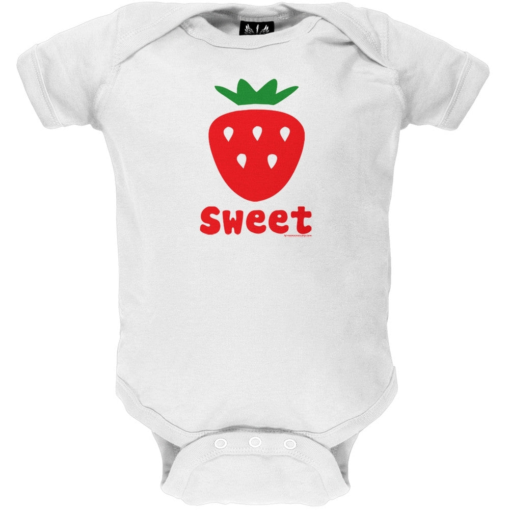 Sweet Baby One Piece Baby One Piece Old Glory 0-6M White 