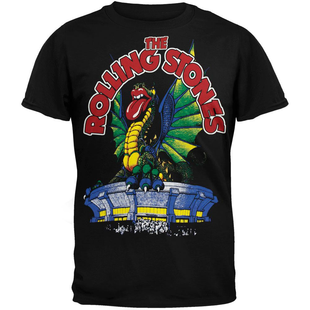 Rolling Stones - Dragon Subway T-Shirt Men's T-Shirts Rolling Stones SM Black 